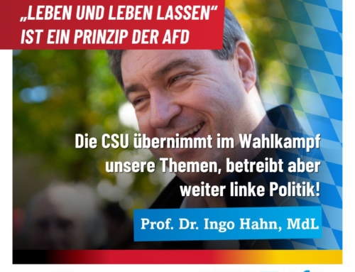 „Leben und leben lassen“ ist ein Prinzip der AfD