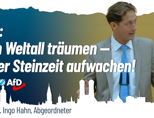 CSU: Vom Weltall träumen – in der Steinzeit aufwachen!