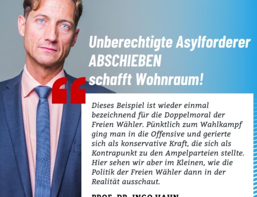 Unberechtigte Asylforderer abschieben schafft Wohnraum
