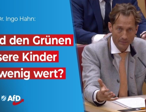 Frau Schulze von den GRÜNEN, sind Ihnen unsere Kinder so wenig wert?