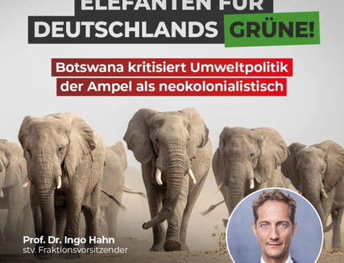 Elefanten für Deutschlands Grüne – Botswana kritisiert Umweltpolitik der Ampel als neokolonialistisch