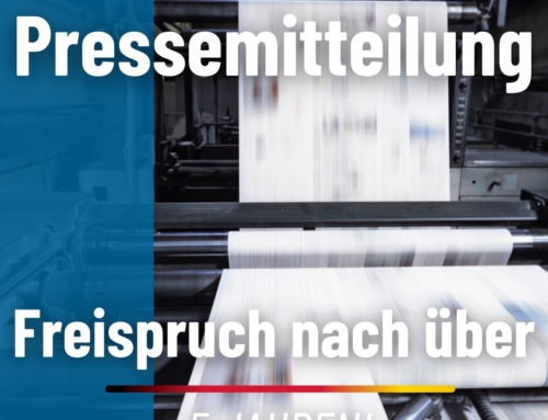Freispruch nach über 5 Jahren!